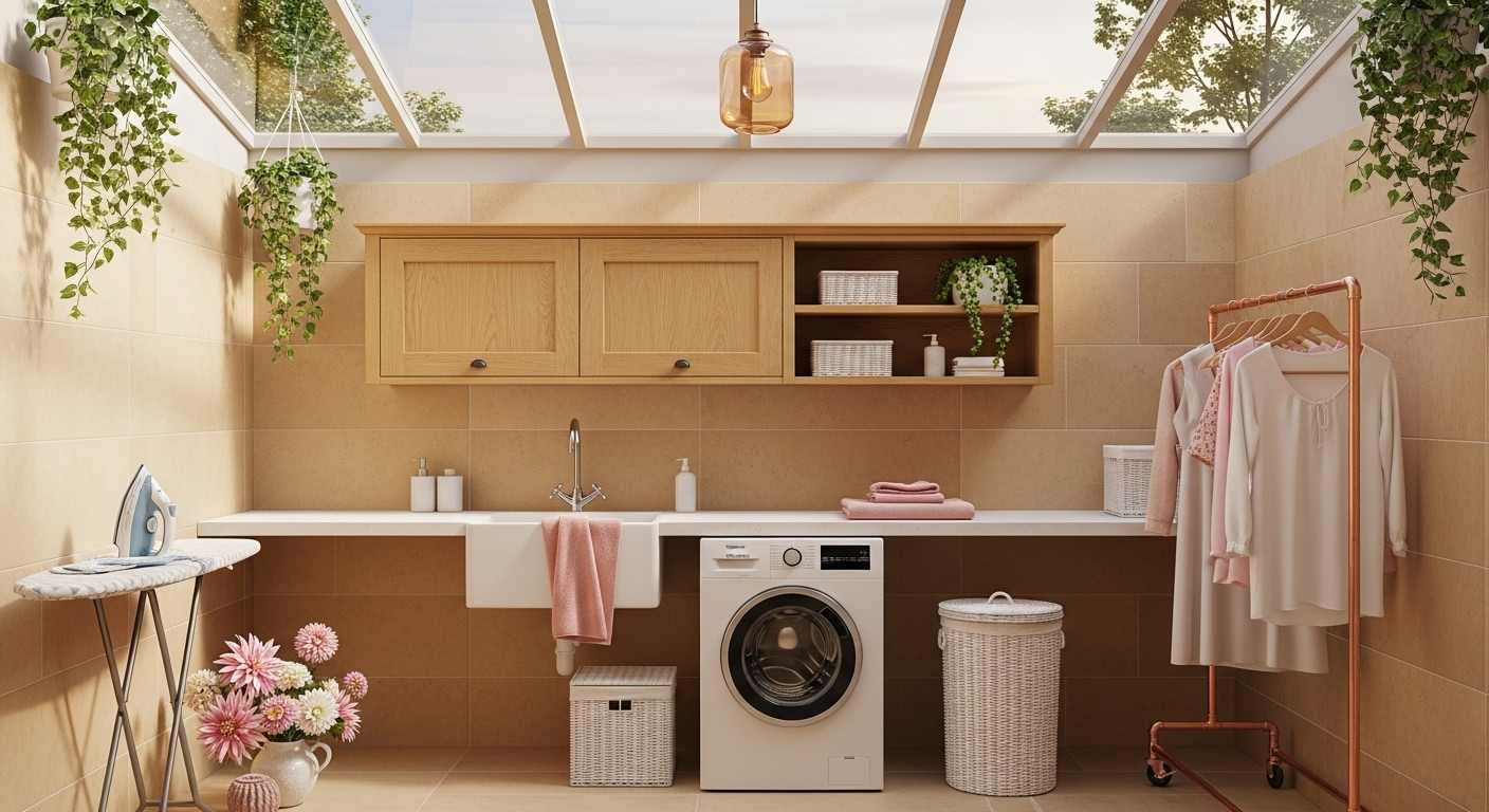  Feminine Laundry Room