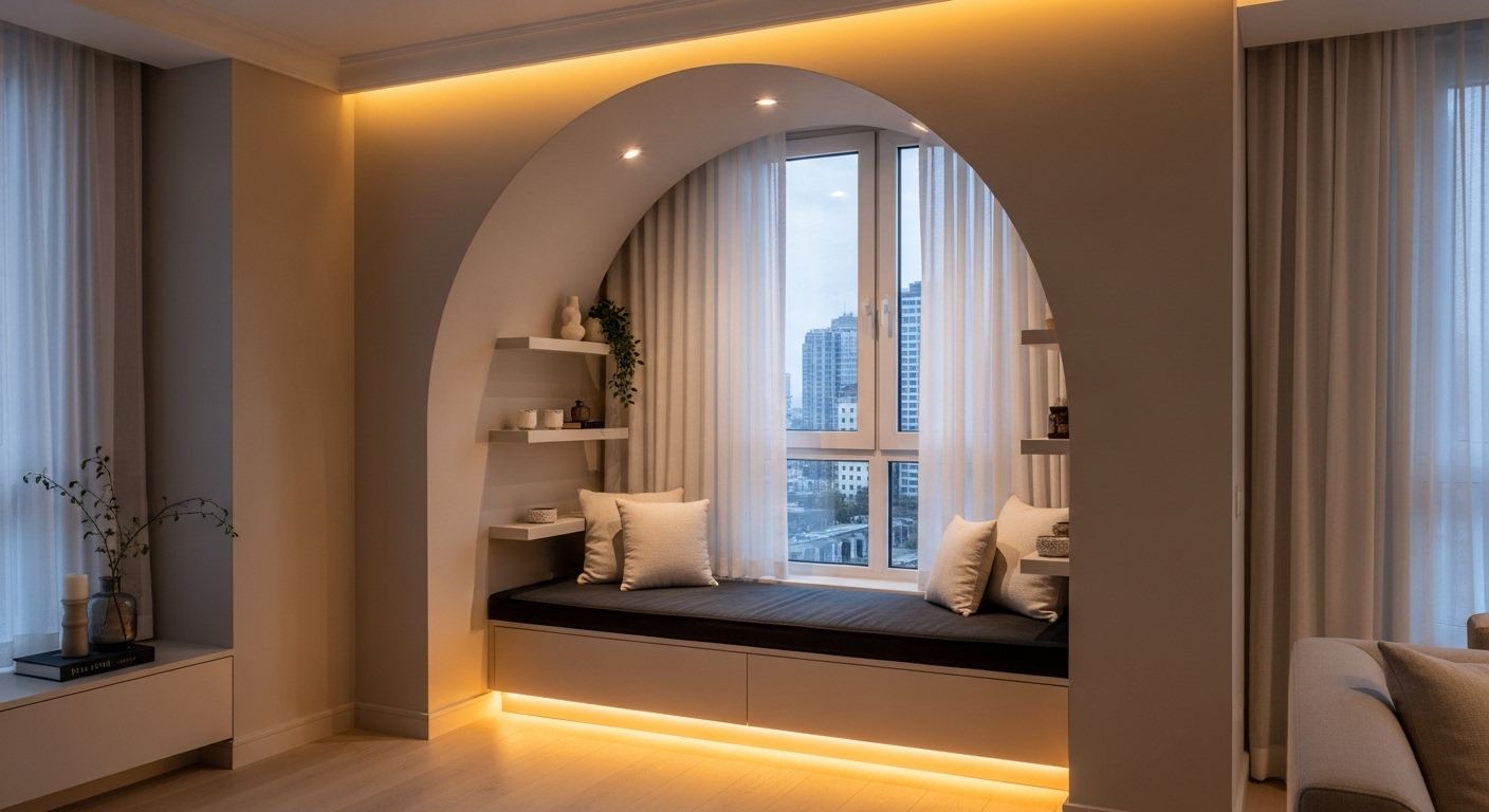 Arched Window Nook 