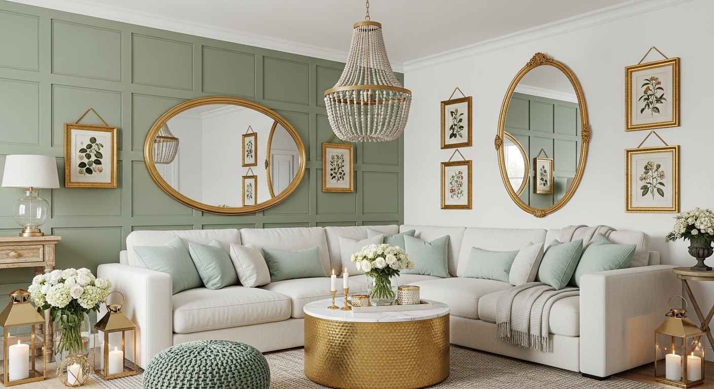 Sage Green French Country Living