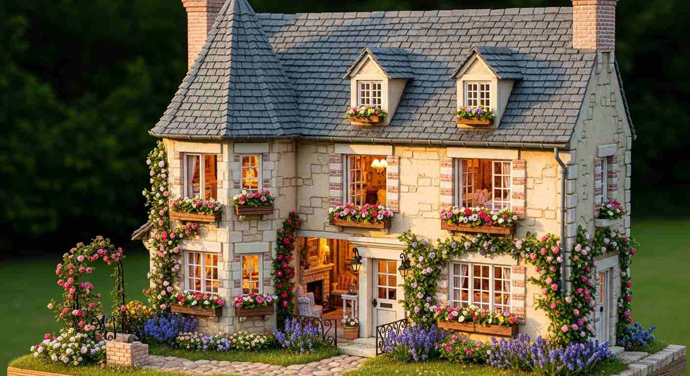Cottage-Style French Dollhouse