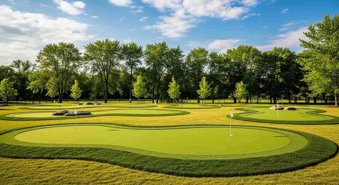  Multi-Hole Backyard Golf Layout