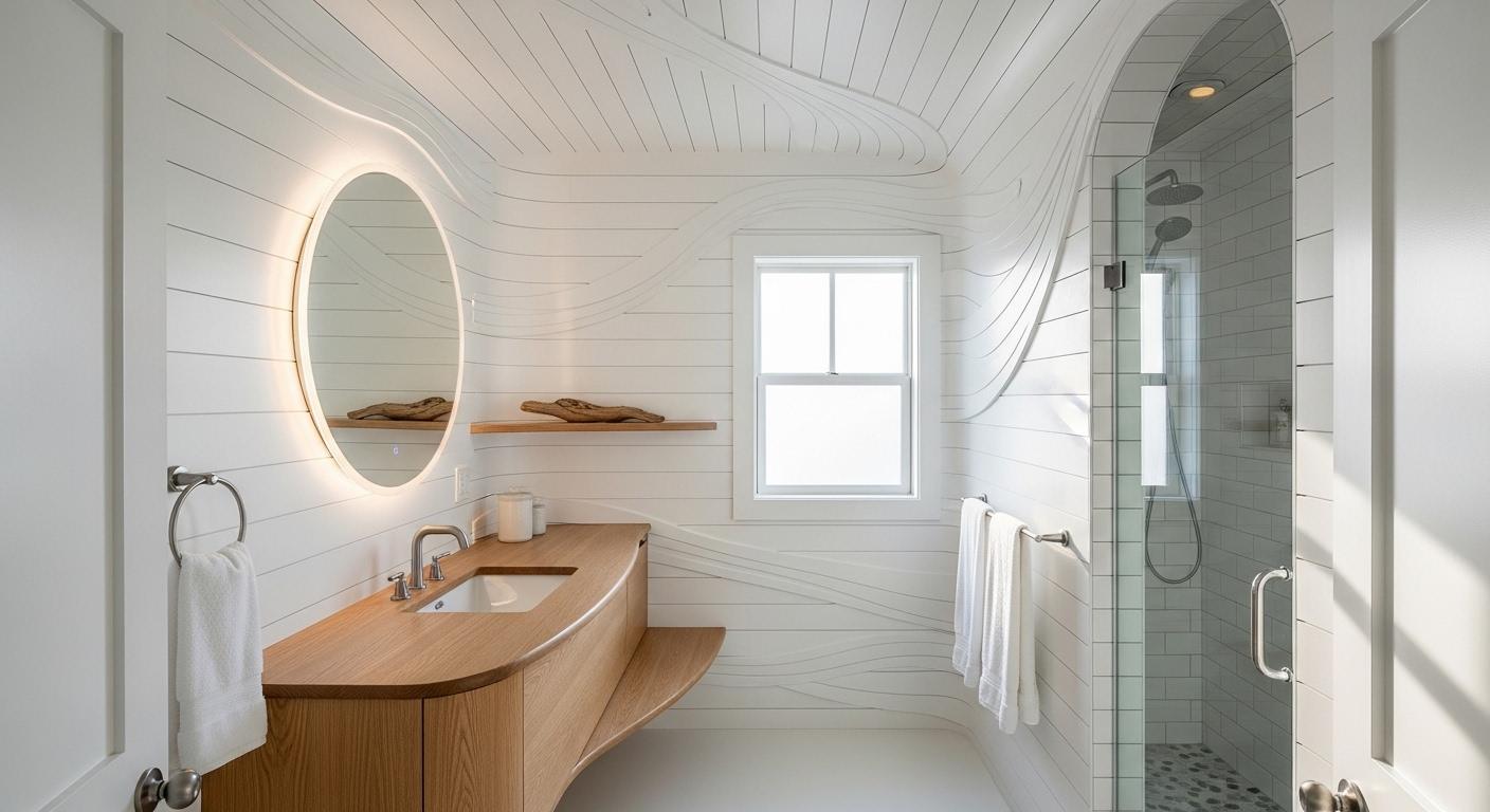 Curved Shiplap Statement
