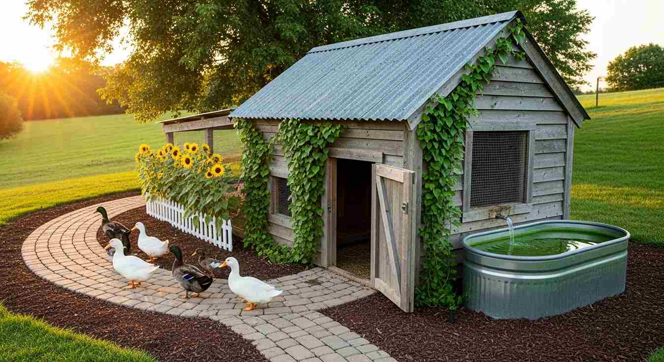 Rustic Cottage Duck House