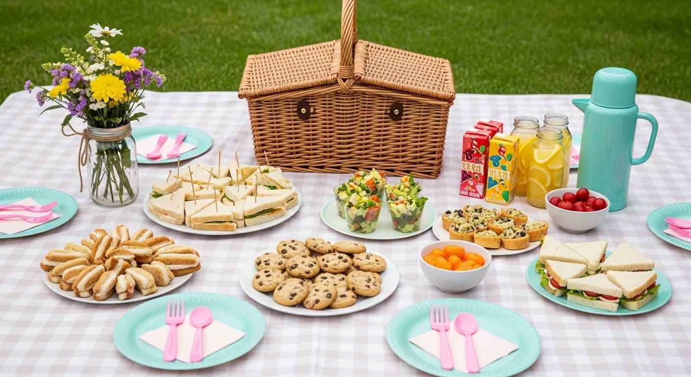  Outdoor Picnic Birthday Spread
