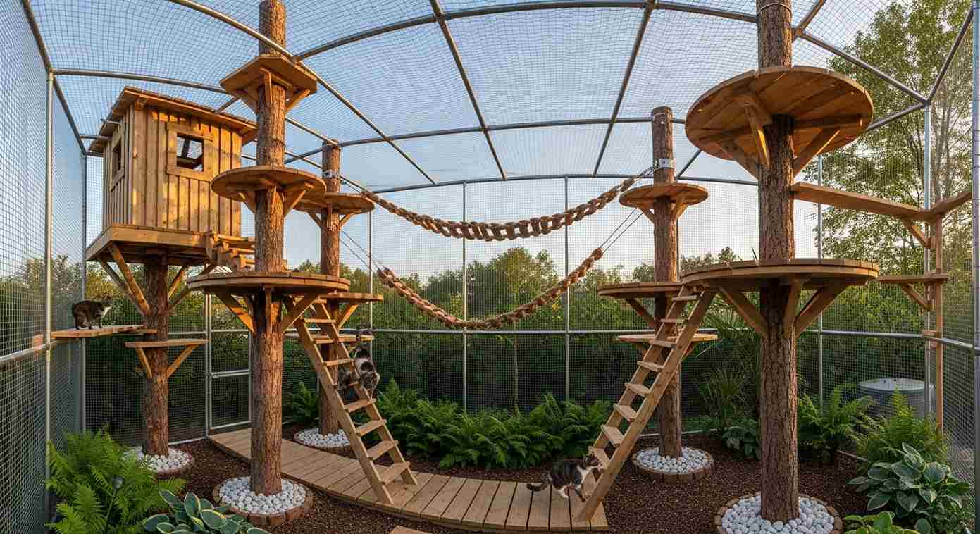  Rustic Treehouse Mega Catio
