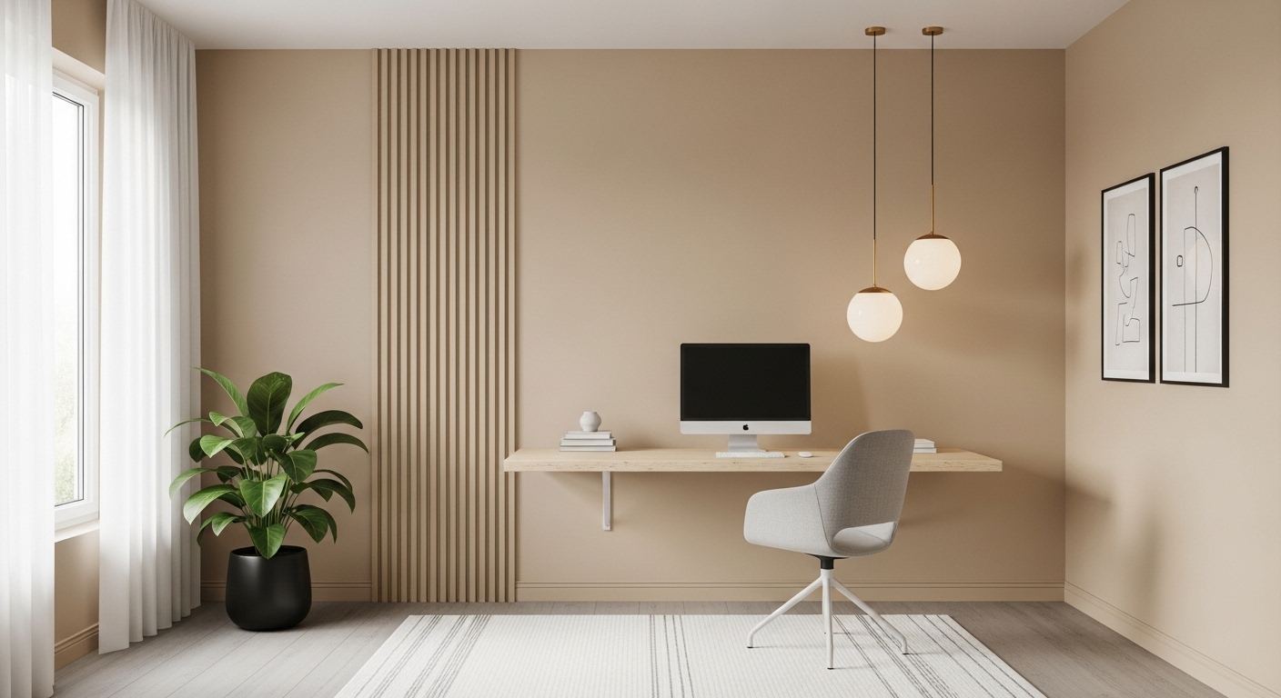 Scandinavian Minimalist Office