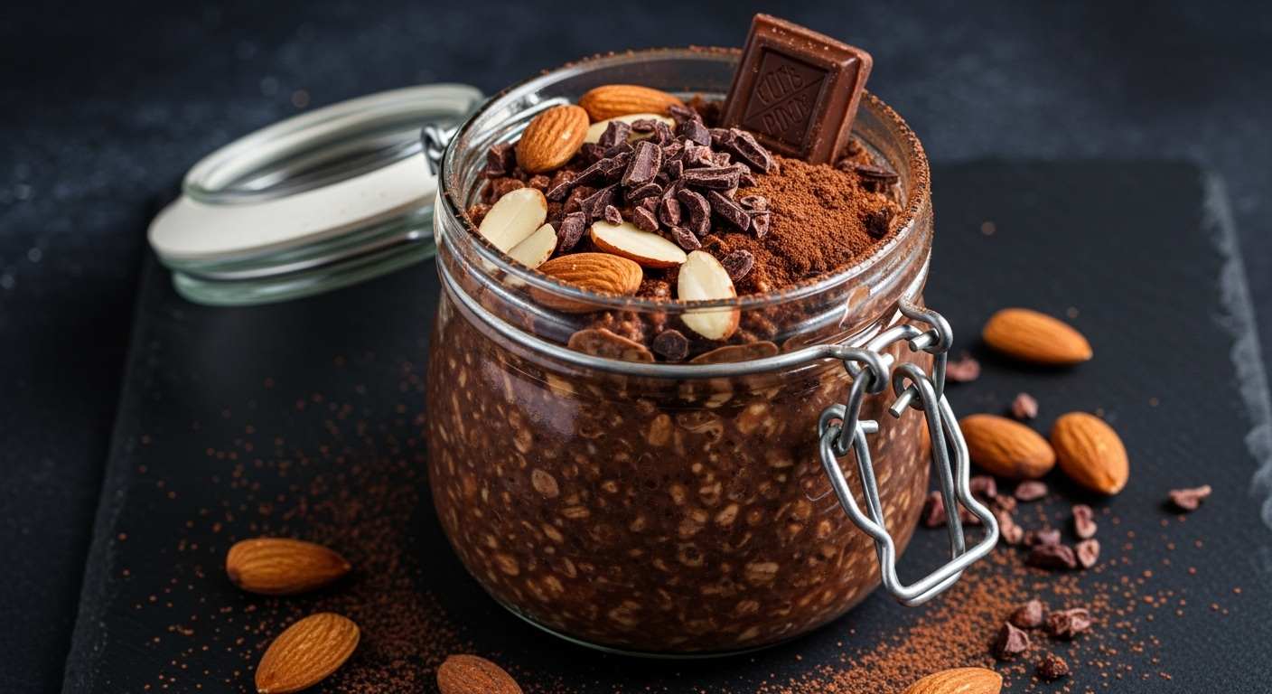 Chocolate Almond Oats
