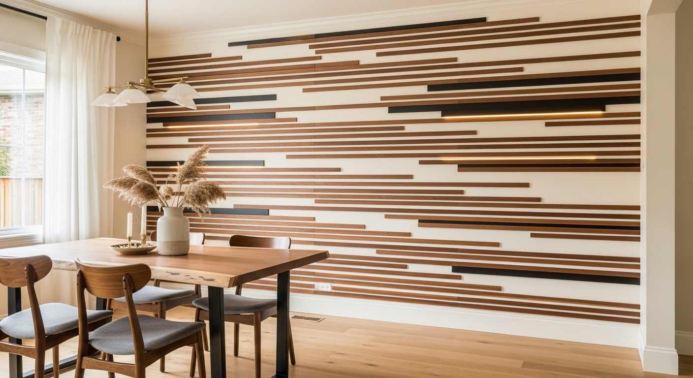 Mixed-Width Slat Panels
