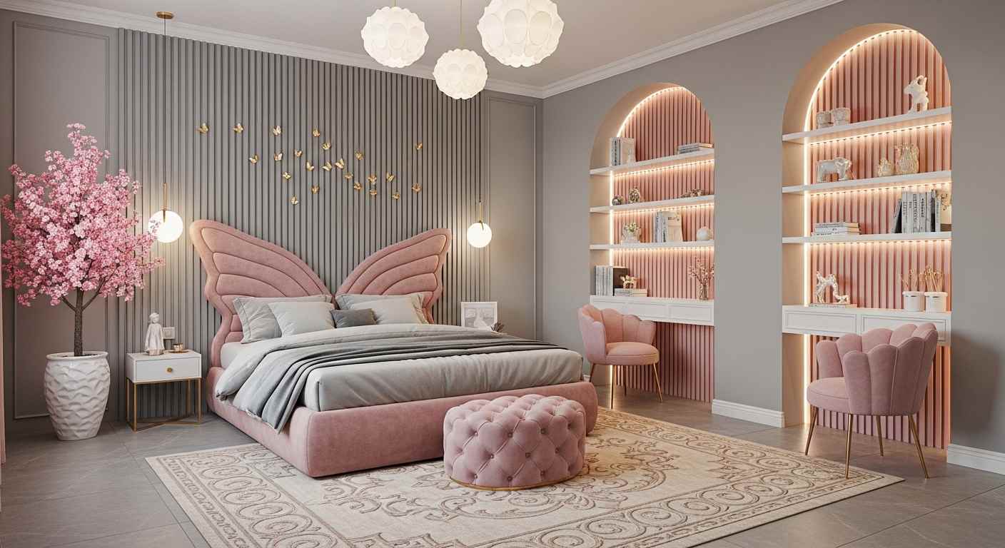 Butterfly Princess Bedroom
