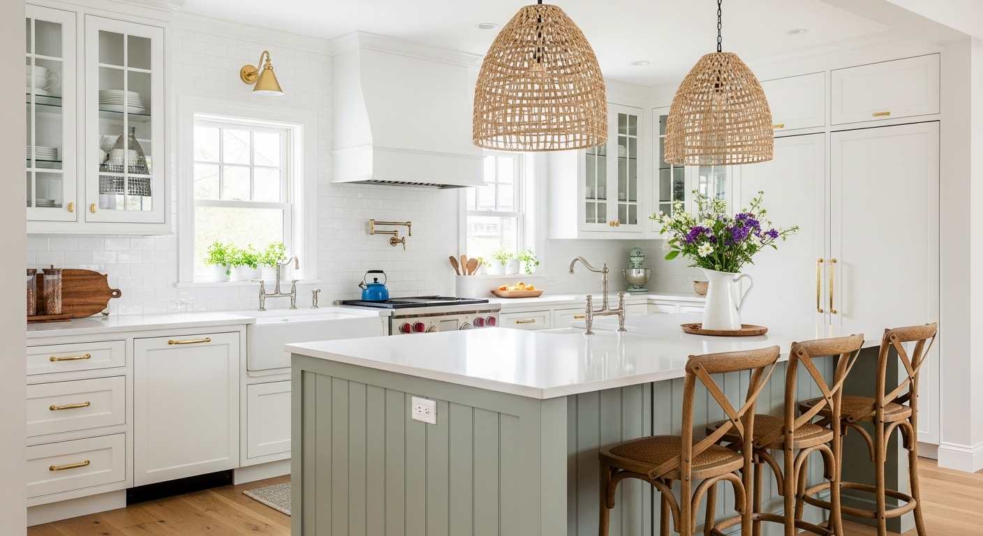 Coastal Farmhouse Charm
