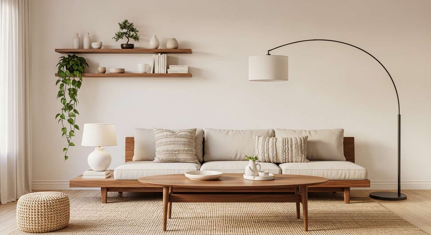 Forest Velvet & Rust MCM Room