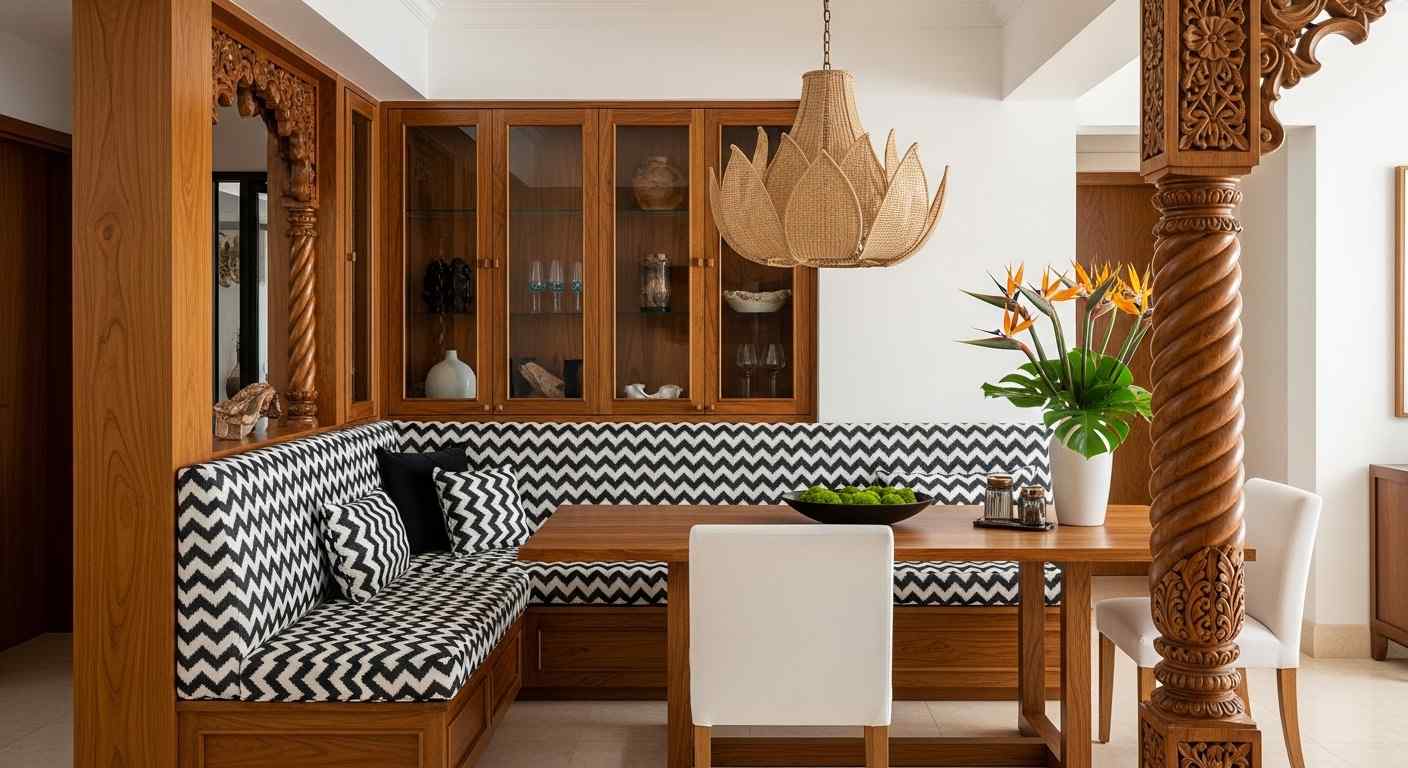 Indian Contemporary Entryway