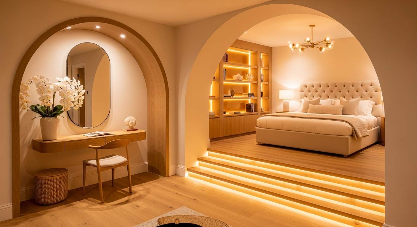 Bohemian Arch Bedroom Nook