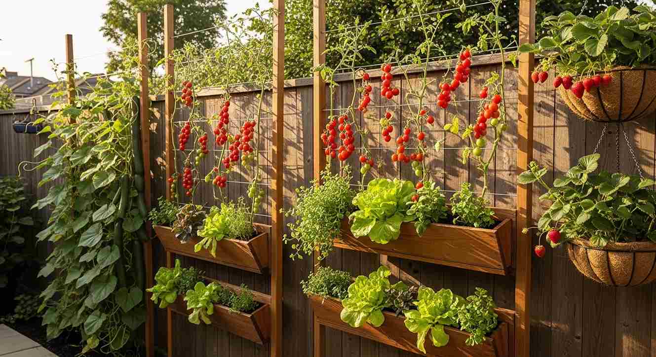 Vertical Fence Garden