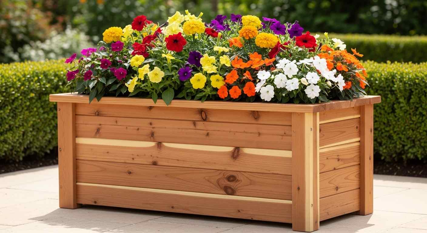 Classic Horizontal Slat Planter