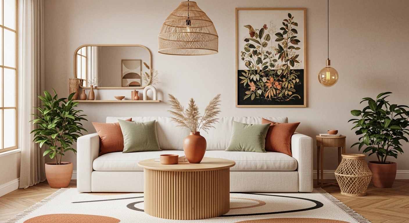 Warm Terracotta Boho French Country Living