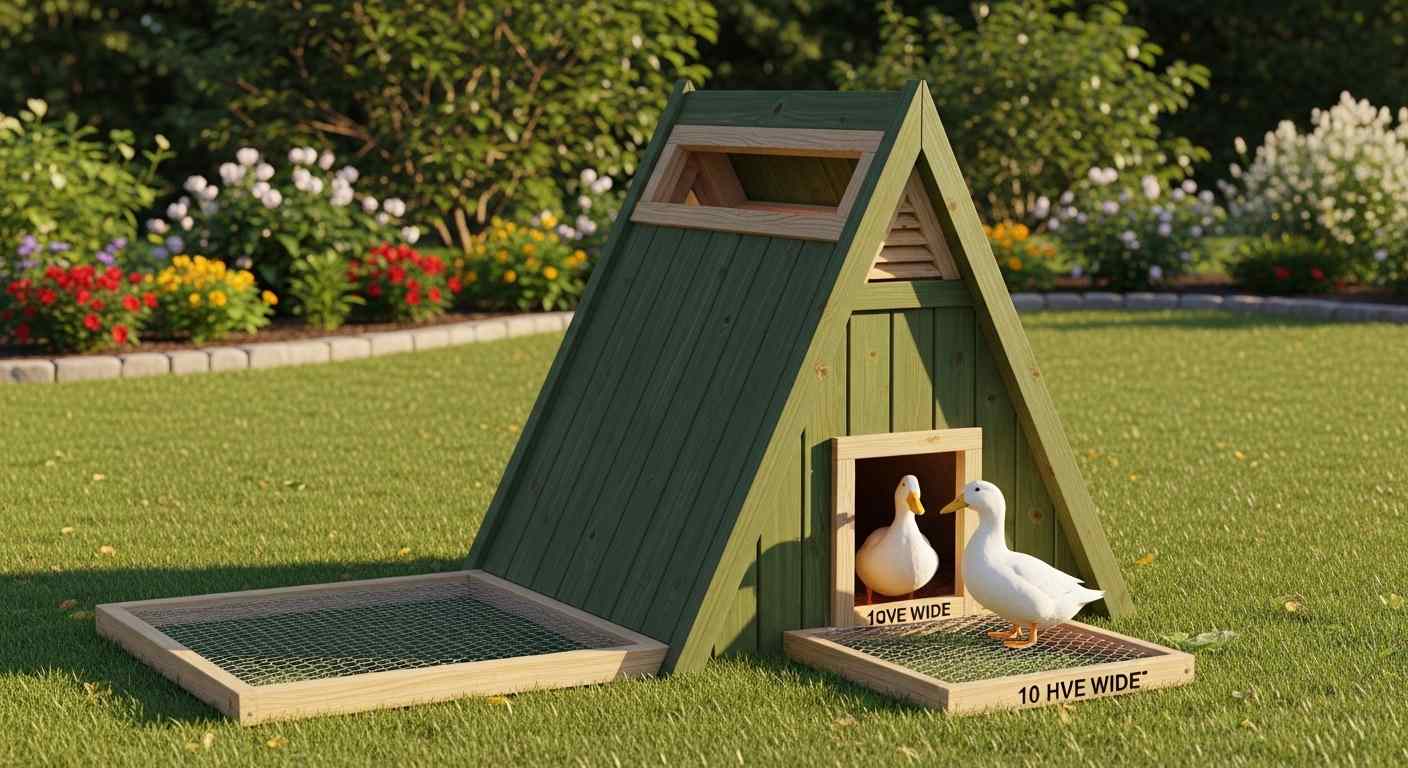 A-Frame Duck House