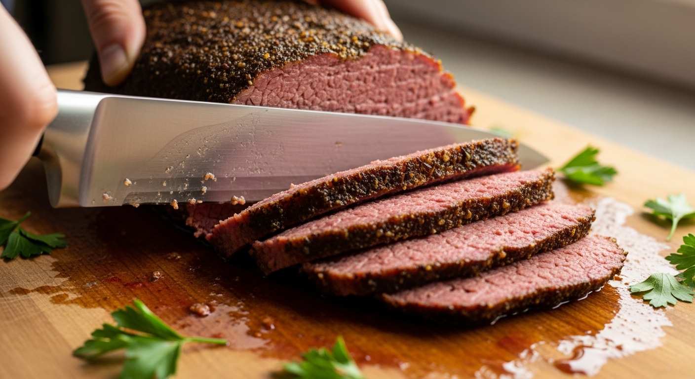  SLICING THE BRISKET