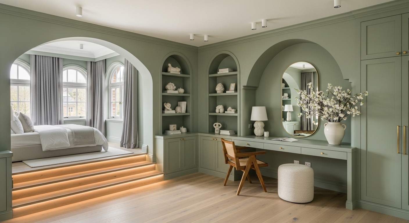 Sage Green Arch Nook