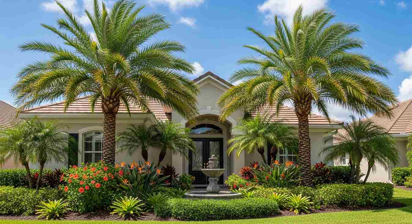 Contemporary Front Yard with Hardscaping Focus