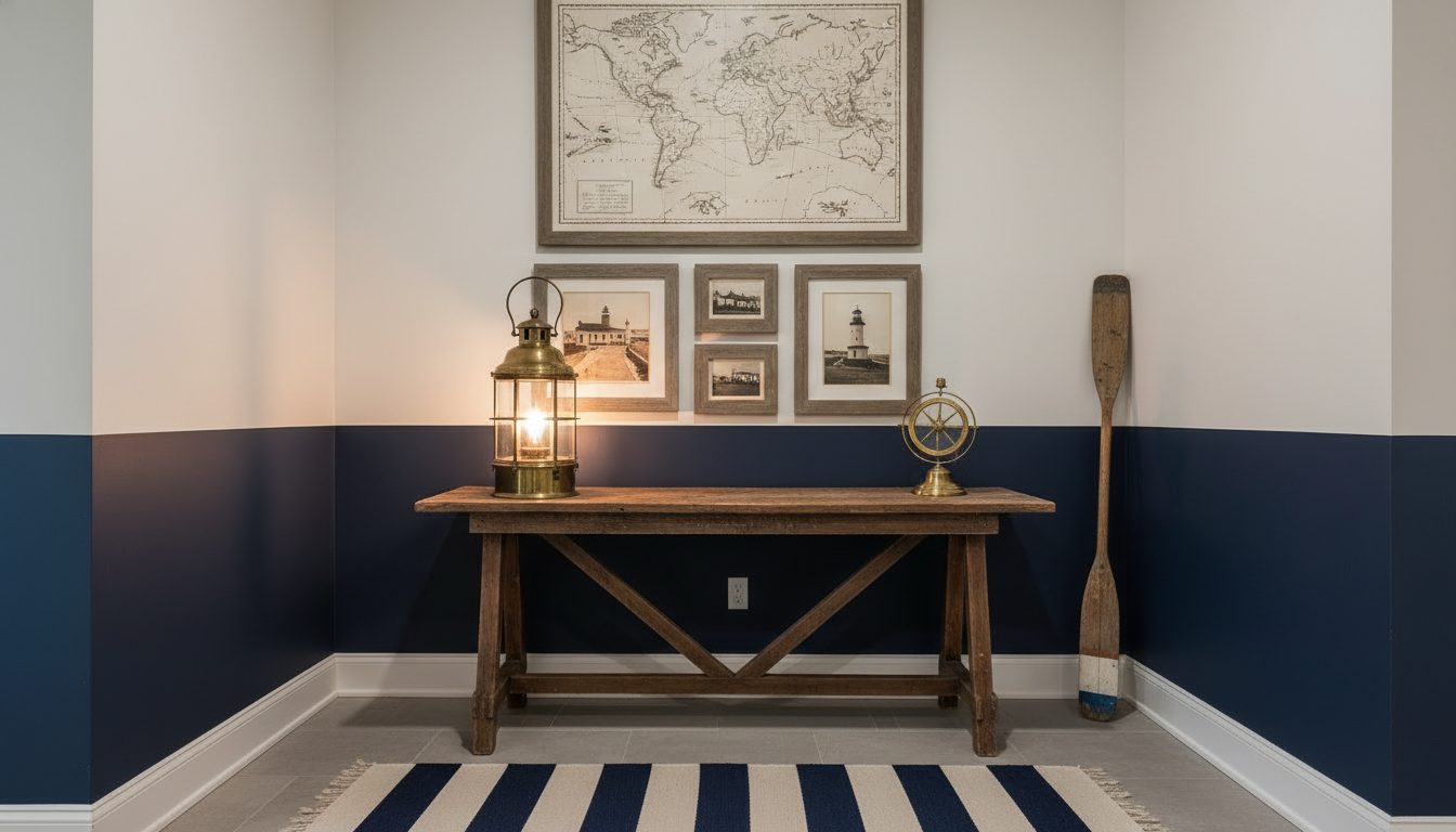 Vintage Nautical Lighthouse Design