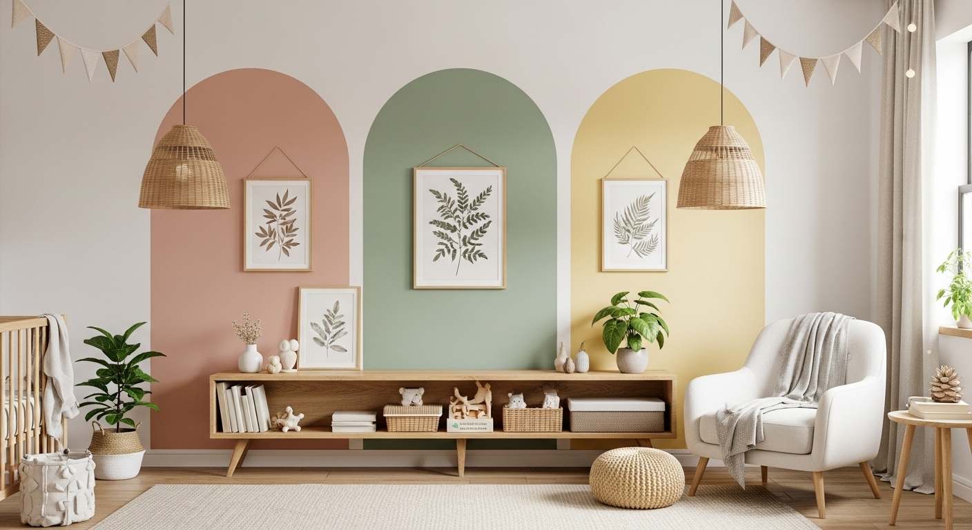 Playful Pastel Playroom & Nursery Combo