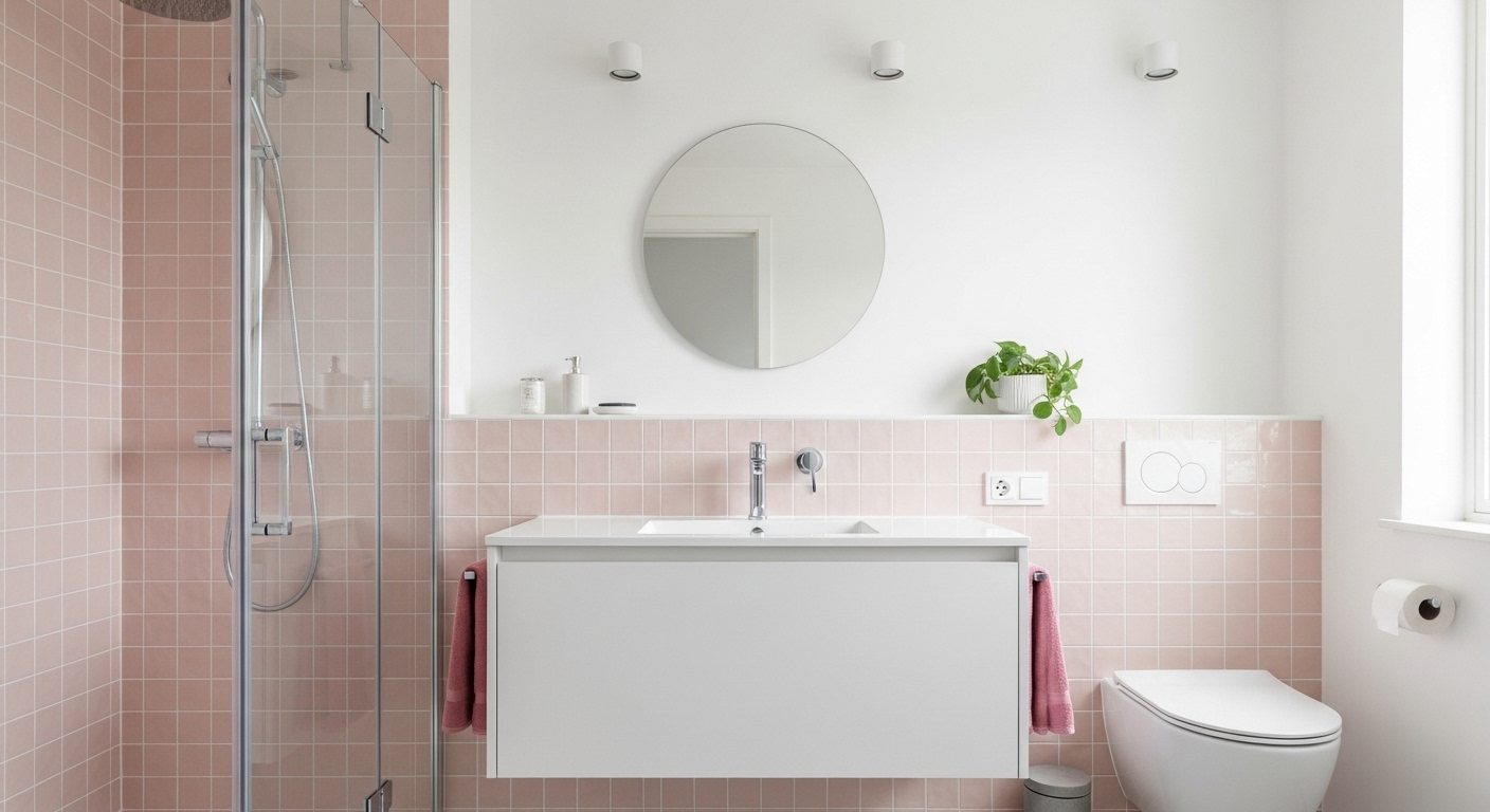 Minimalist Blush and White Serenity