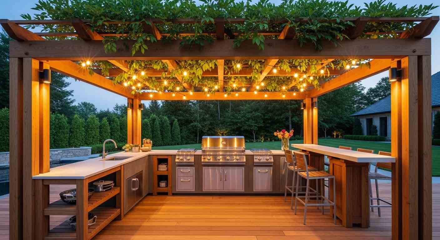 Luxury Wooden Pergola