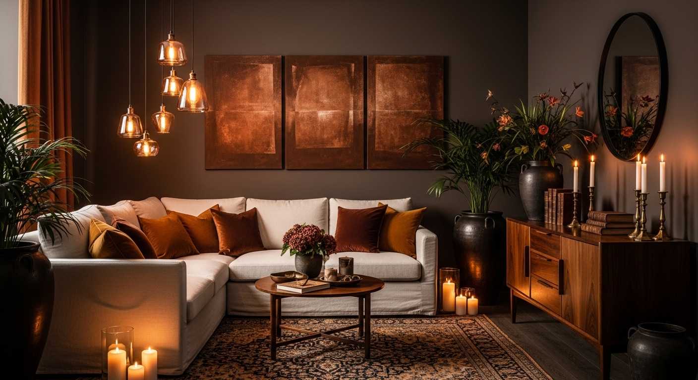 Dark Moody French Country Living Room