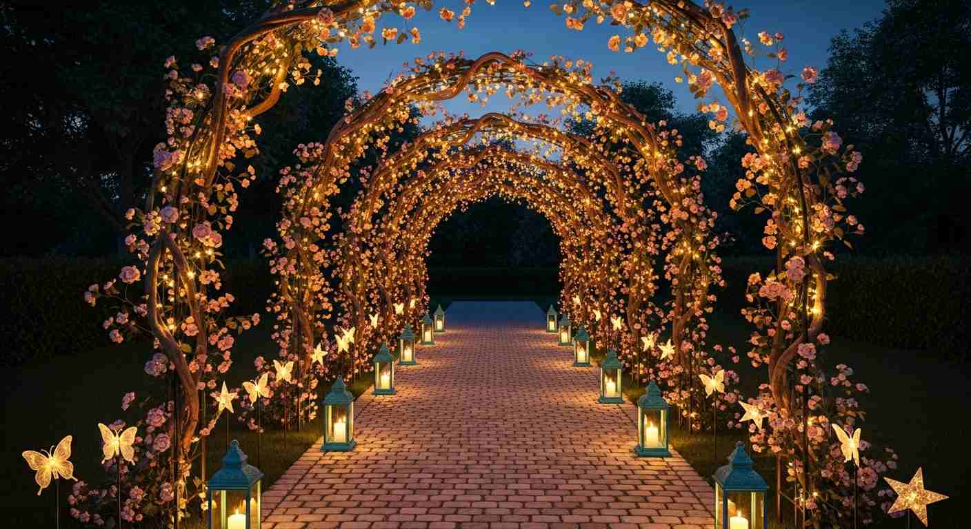  Enchanted Floral Archway
