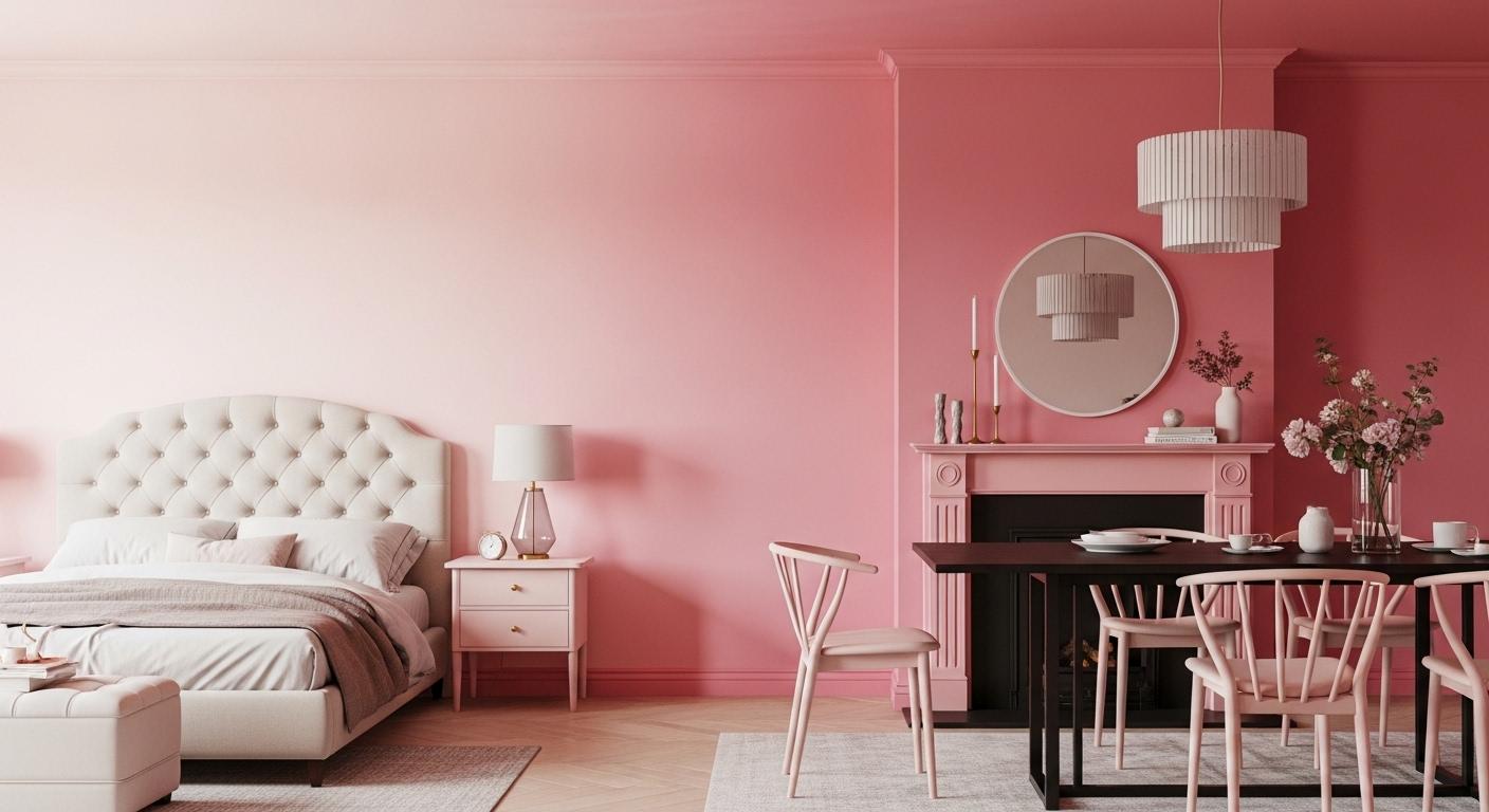  Pink Accent Power Wall
