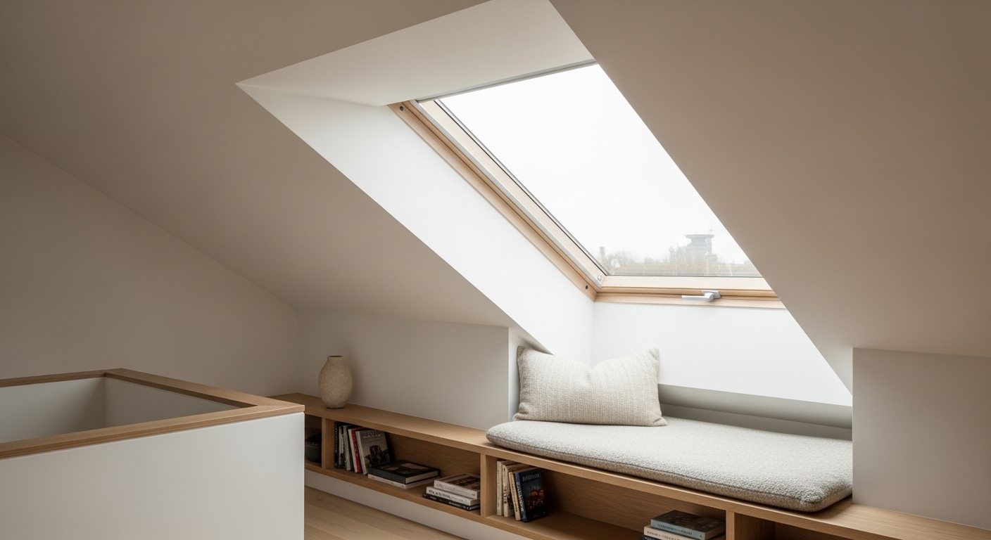 Attic Skylight Reading Loft