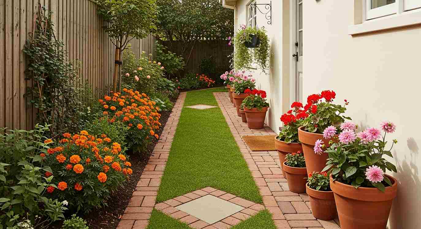 Side Yard Garden Corridor