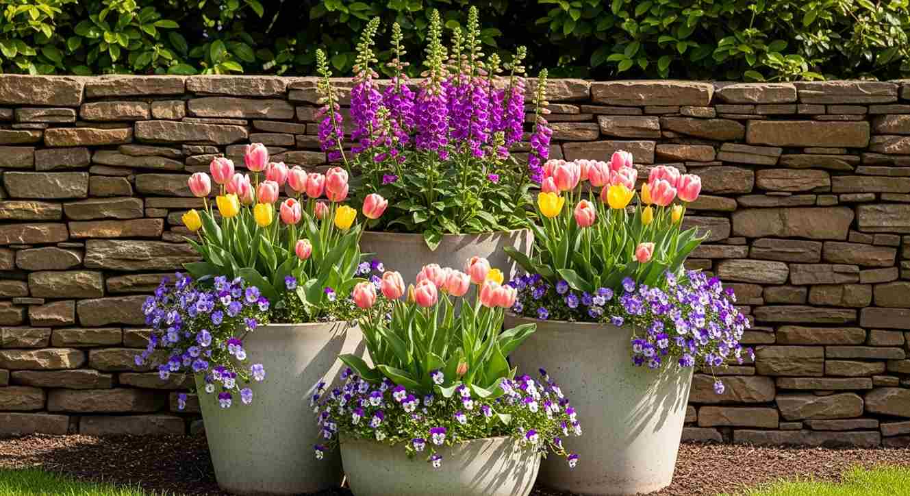 Layered Planter Cluster