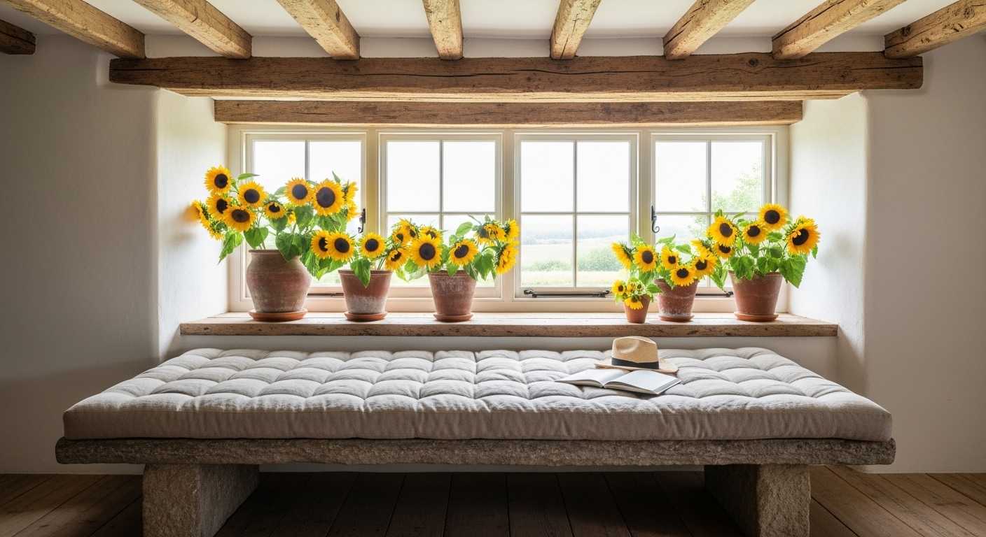 Rustic Farmhouse Sunflower Nook_