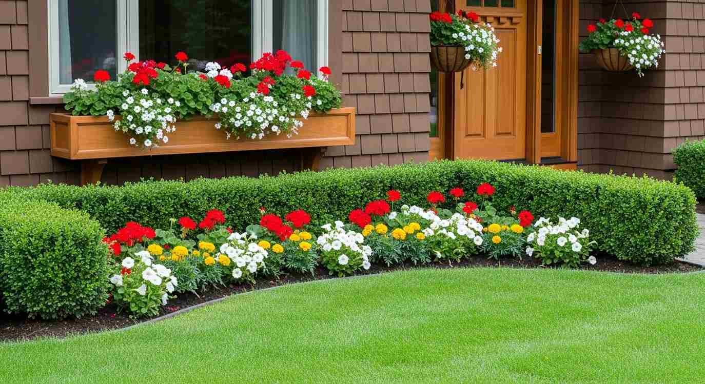 Front Garden Floral Frame