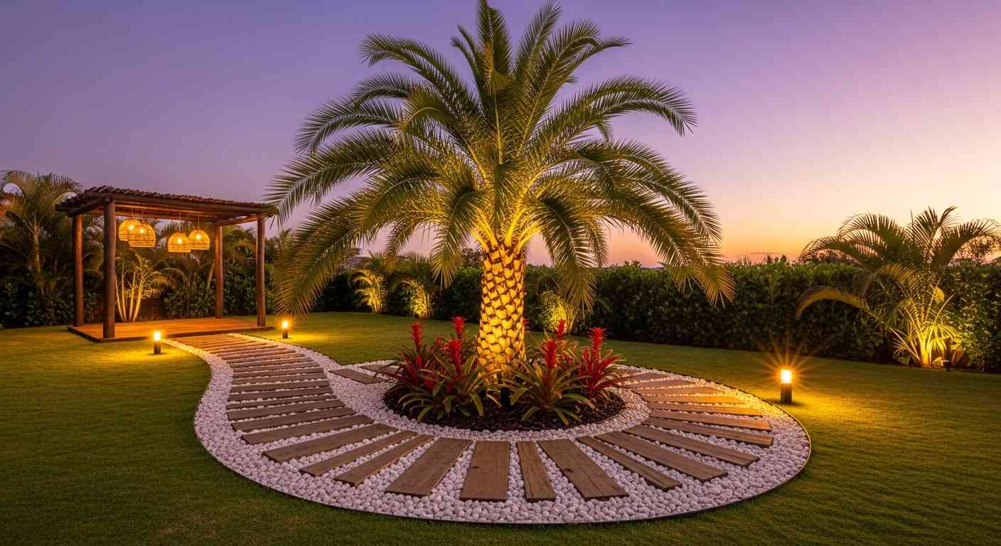 Tropical Evening Garden