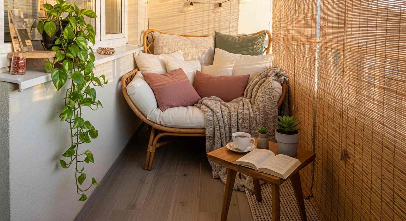  Cozy Reading Nook Balcony
