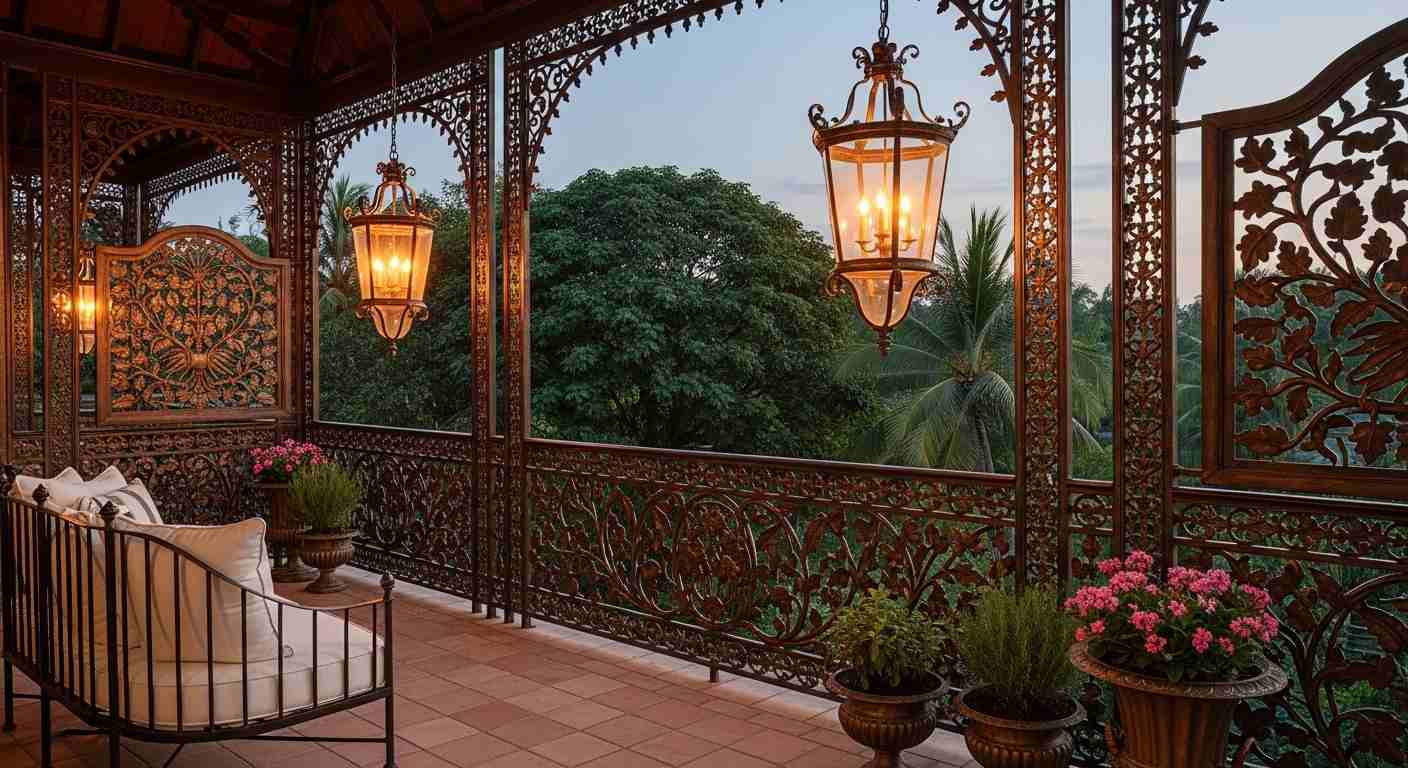 Ornate Victorian/Colonial Balcony
