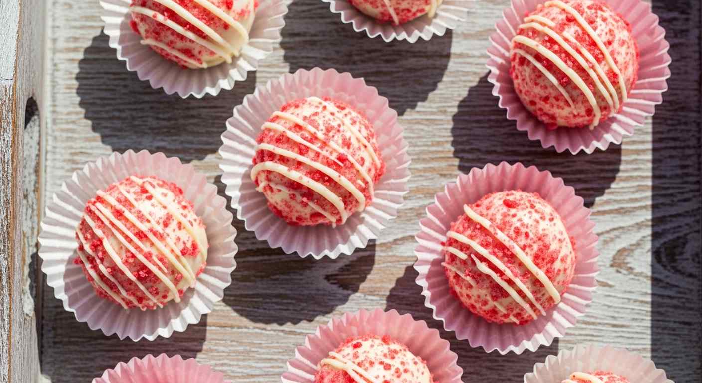 Pink Velvet Bites Cheesecake