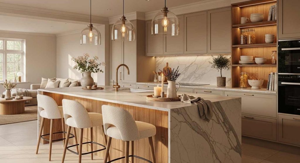 Marble luxury kitchen