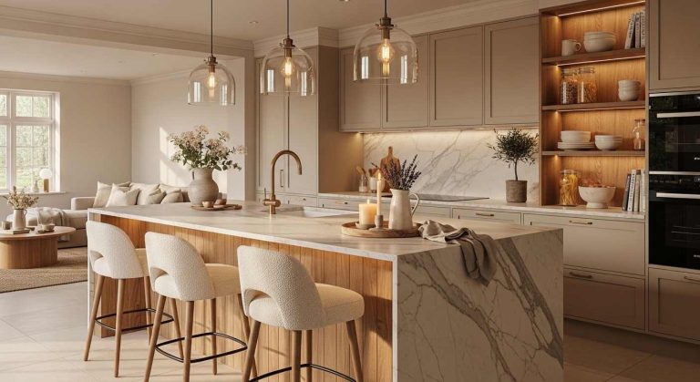 Marble luxury kitchen