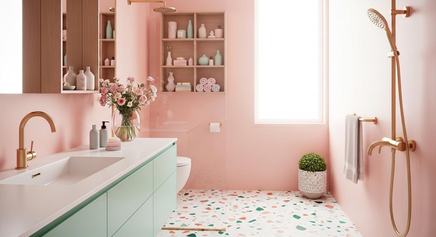 Pastel Bathroom Ideas