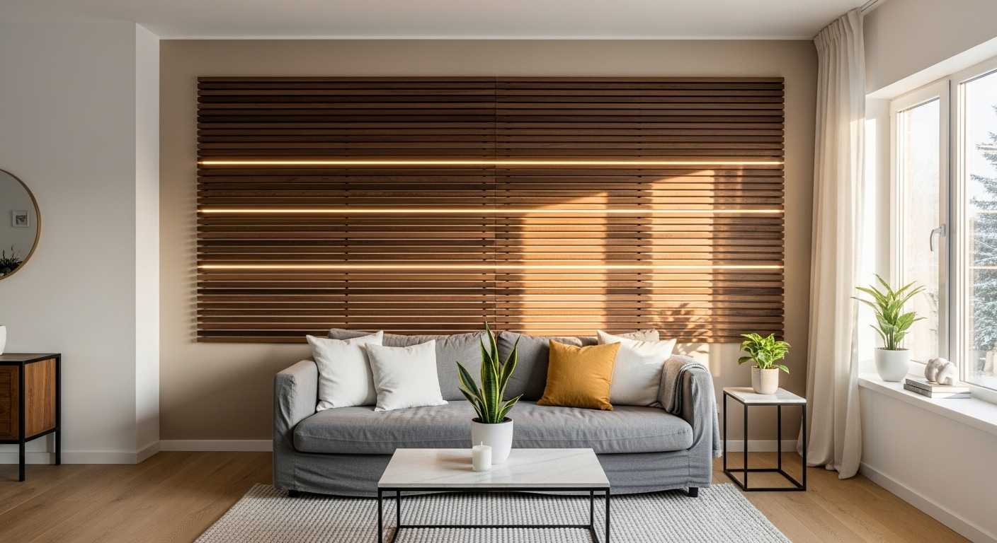  Wooden Slat Wall