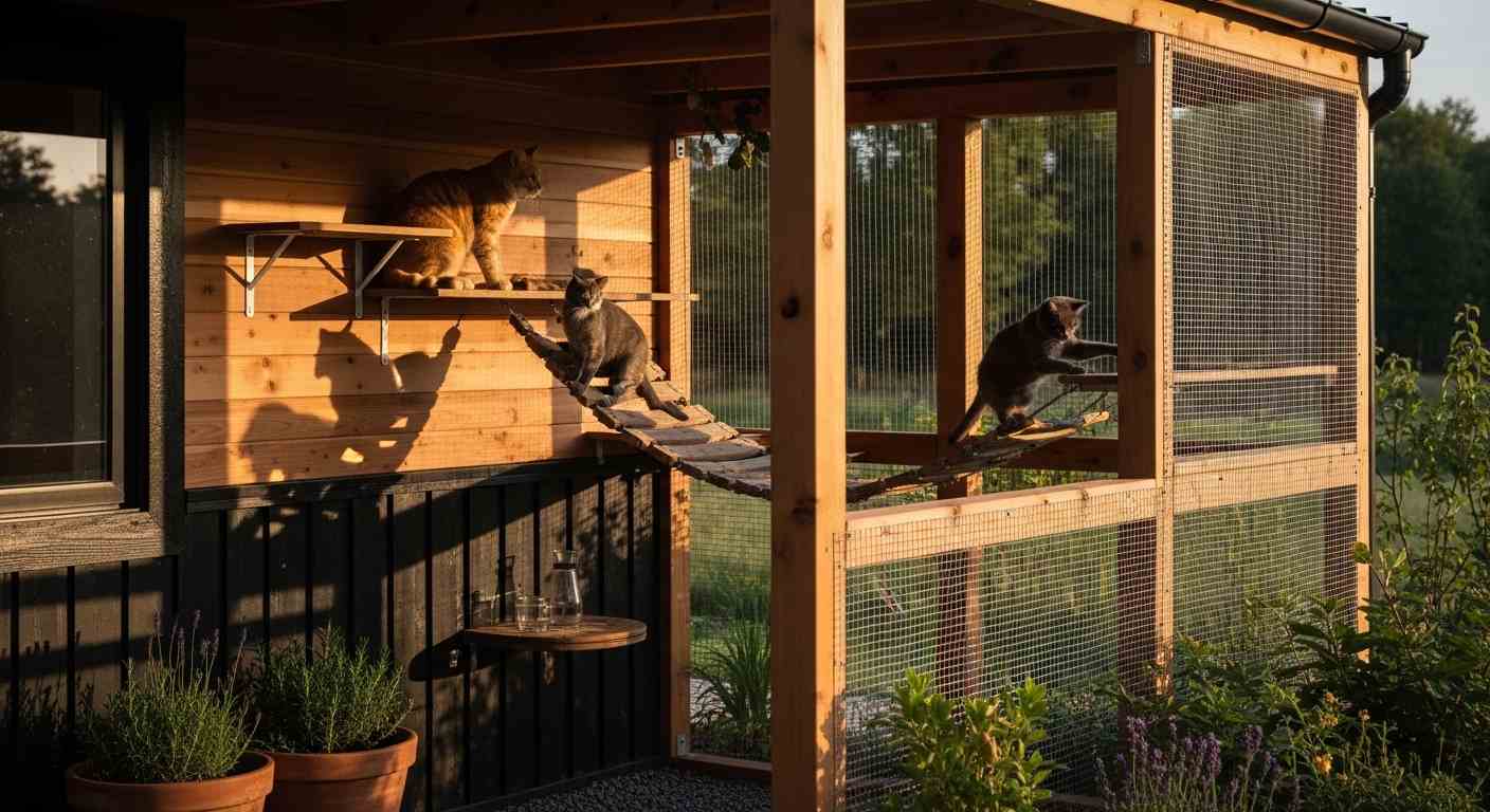 Outdoor Cat Enclosure Ideas