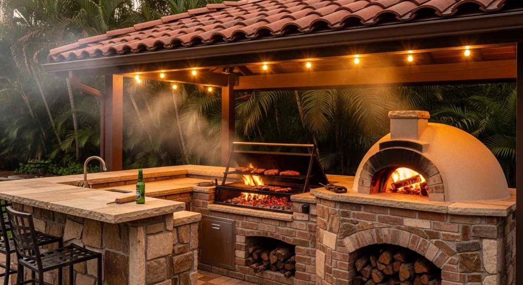 Backyard Grill Station