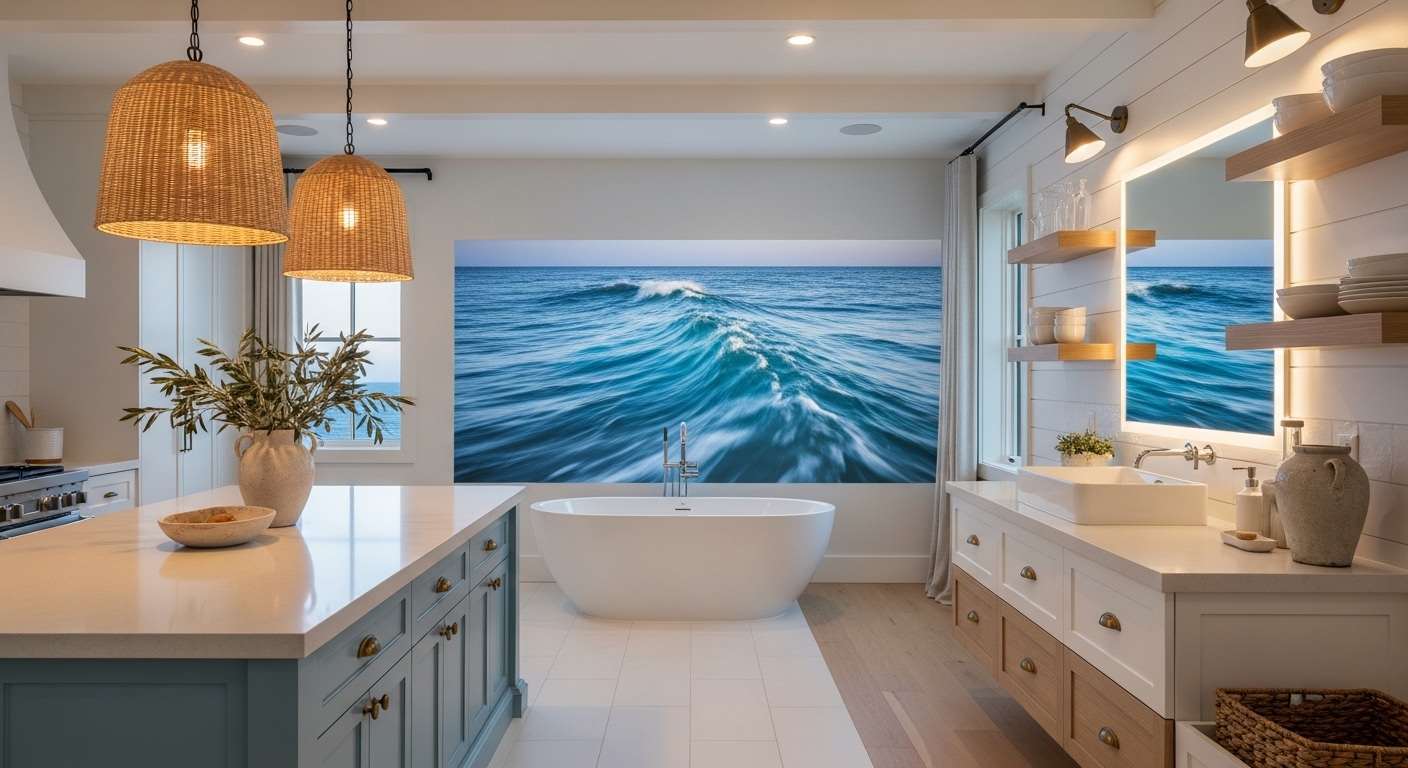 CREATE A DREAMY COASTAL KITCHEN