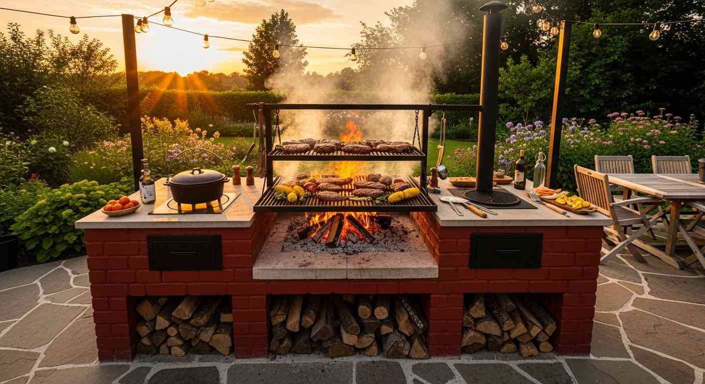 Backyard Grill Station