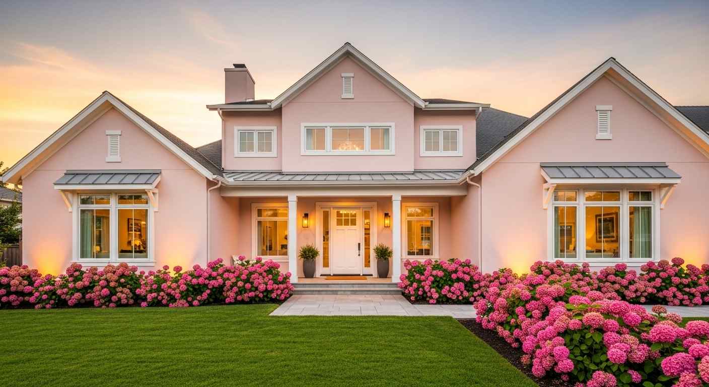 Pink House Color Ideas