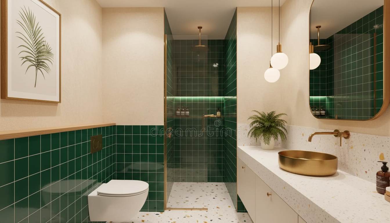  a Mid Century Modern Bathroom 